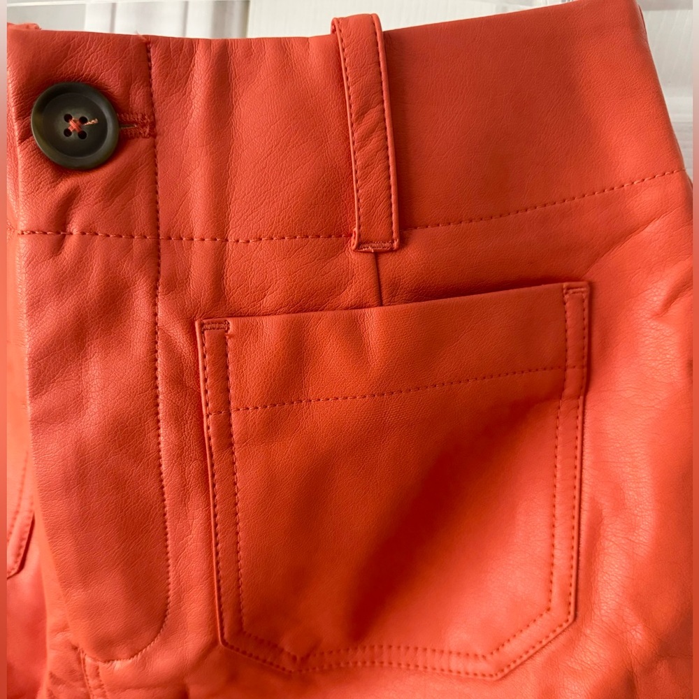 Anthropologie Maeve The Colette Faux Leather Mini Skirt - Picture 7 of 10